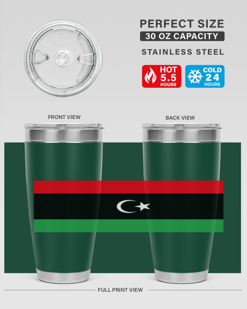 Libya 100#- world flags- Tumbler
