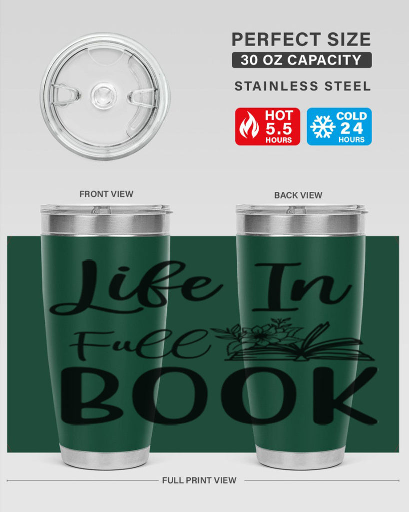 Life In Full Book 297#- spring- Tumbler