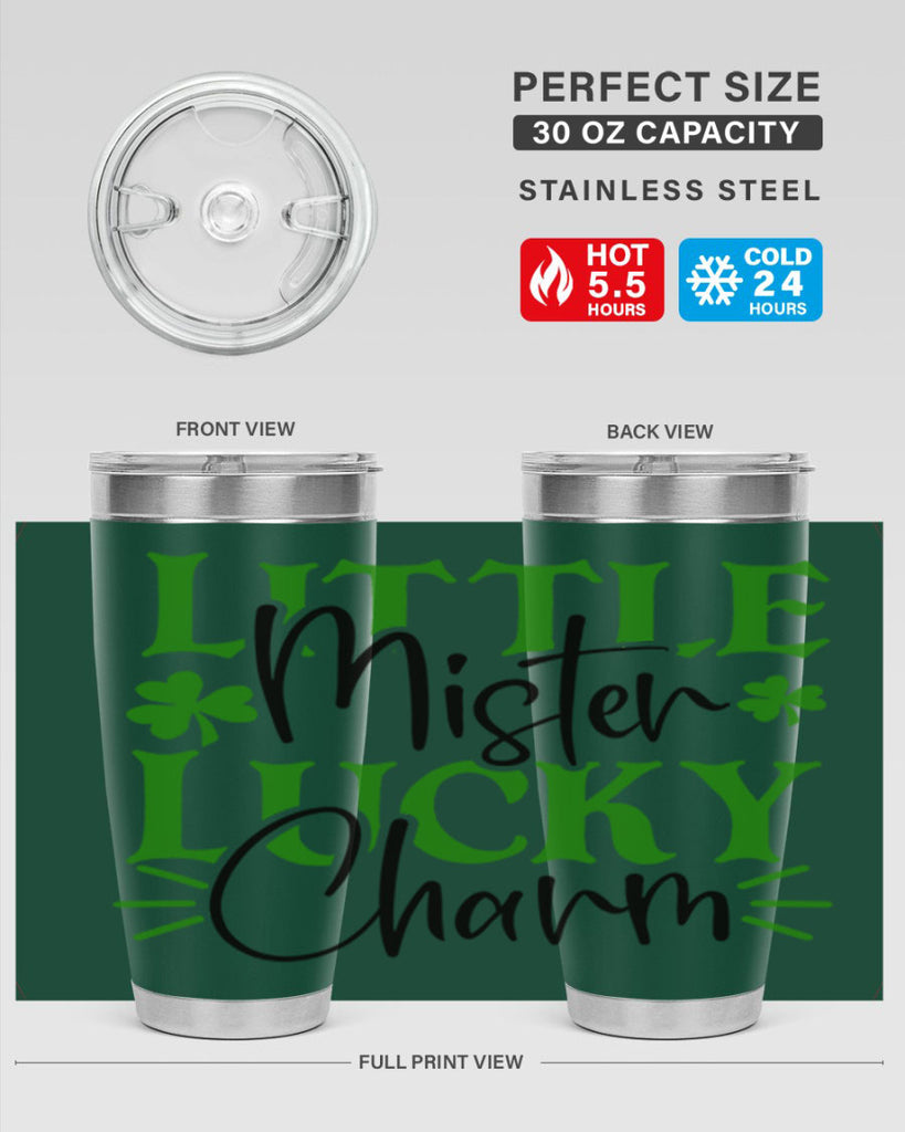Little Mister Lucky Charm Style 153#- St Patricks Day- Tumbler