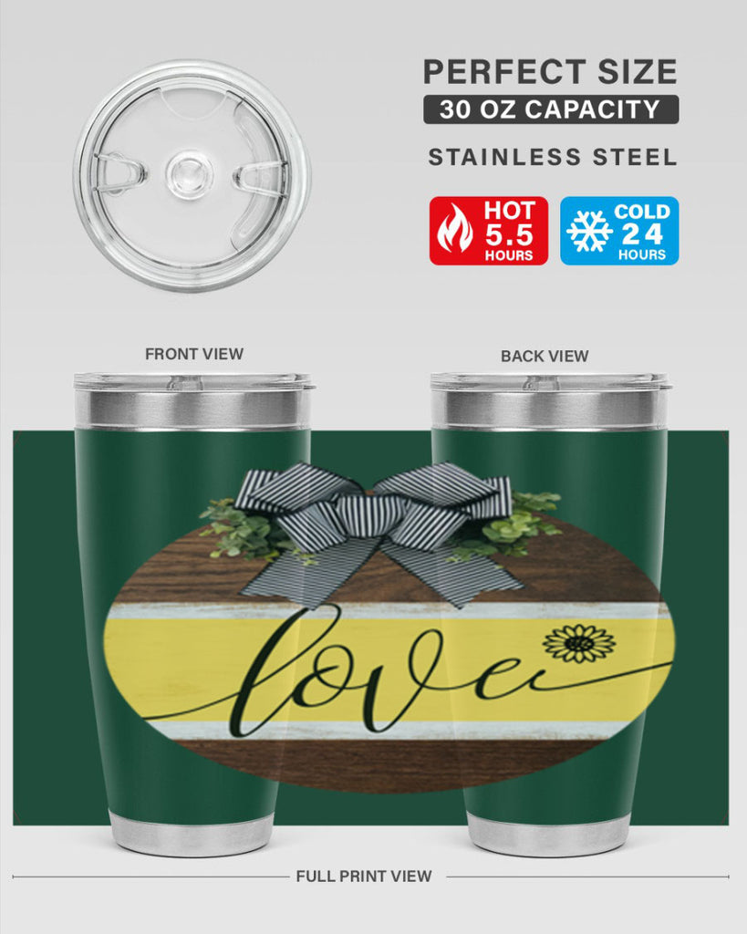Love and daisy Mockup326#- spring- Tumbler