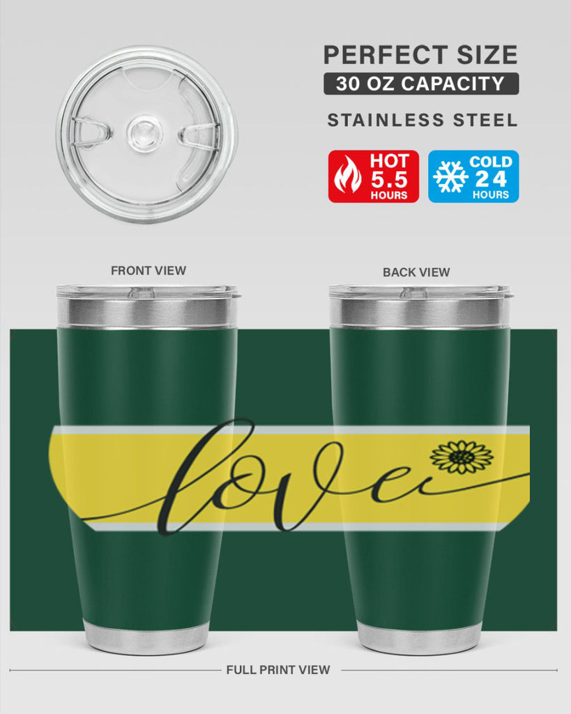 Love and daisy327#- spring- Tumbler