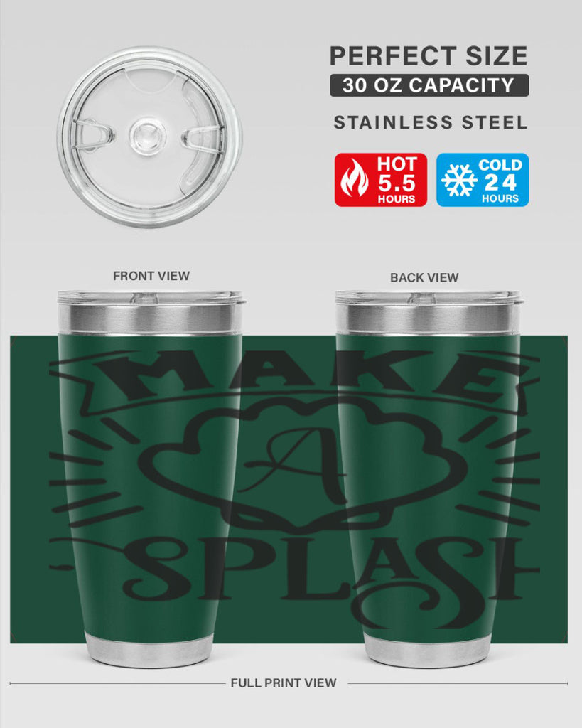 Make a splash 312#- mermaid- Tumbler