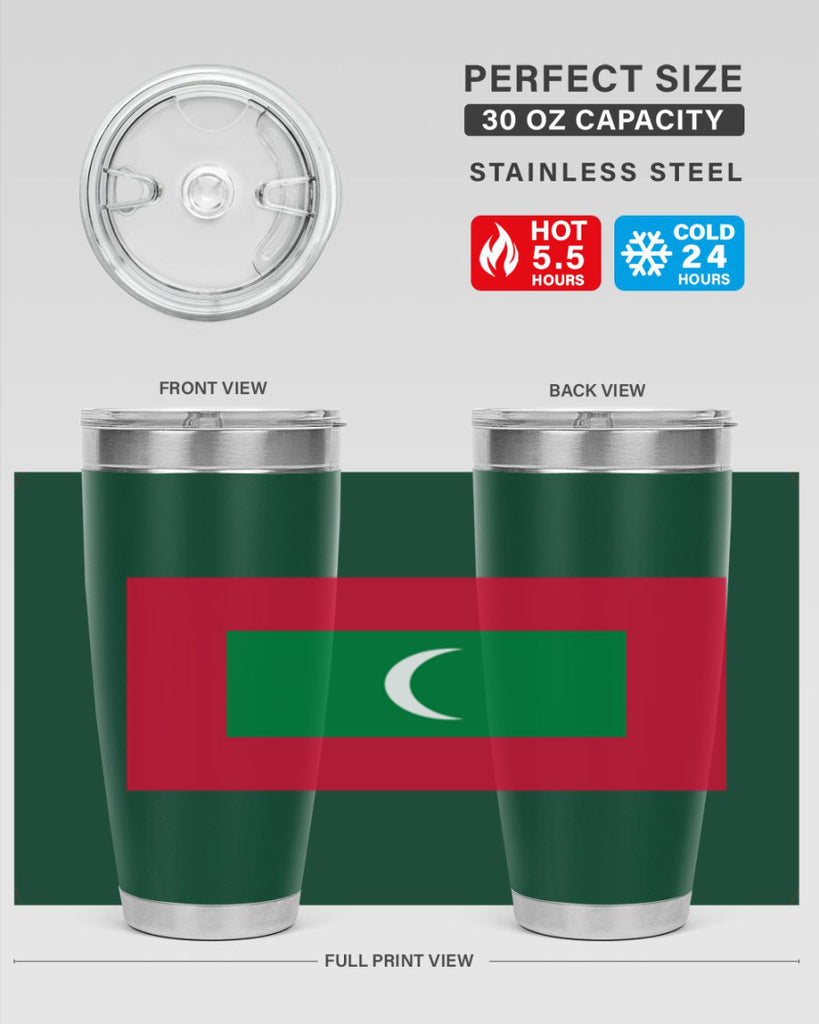Maldives 93#- world flags- Tumbler