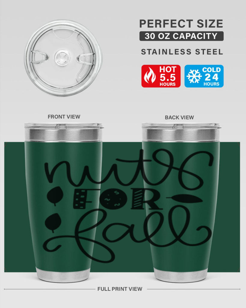 Nuts For Fall 446#- fall- Tumbler