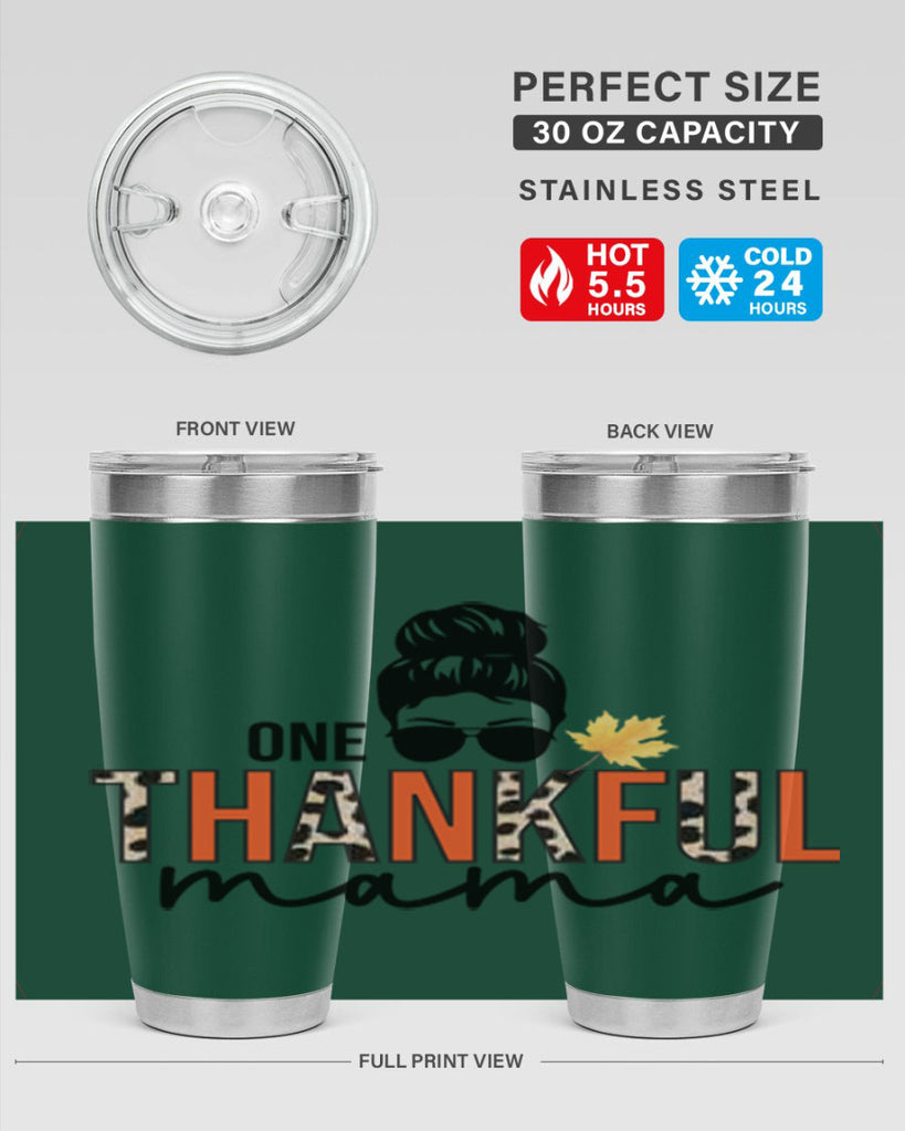 One thankful mama 463#- fall- Tumbler