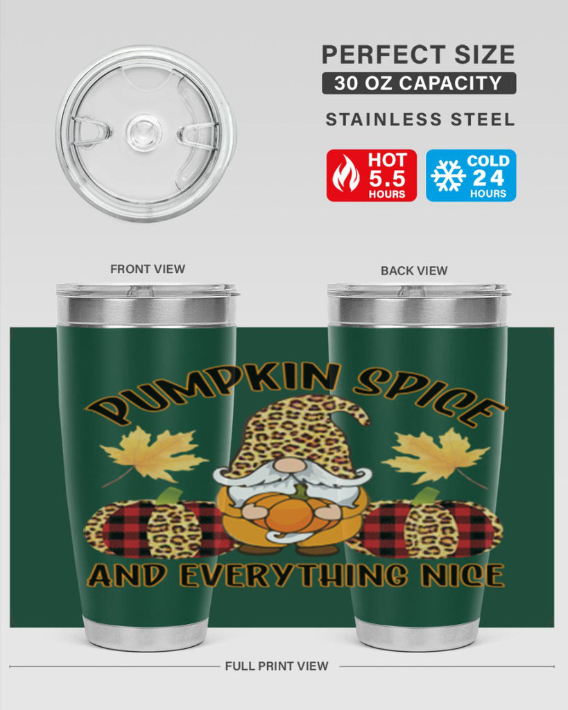 Pumpkin Spice and Everything Nice 534#- fall- Tumbler