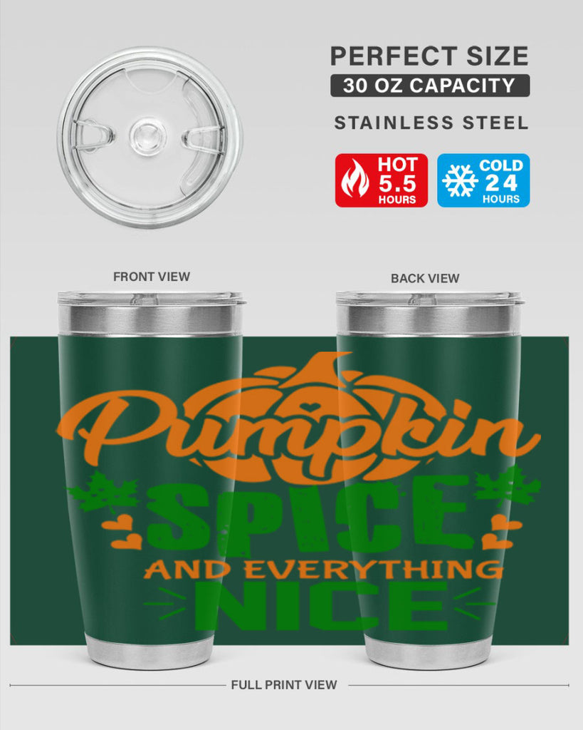Pumpkin Spice and Everything Nice 538#- fall- Tumbler