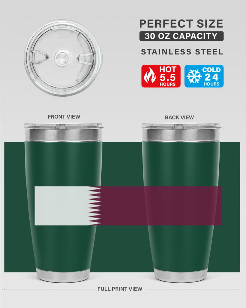 Qatar 56#- world flags- Tumbler