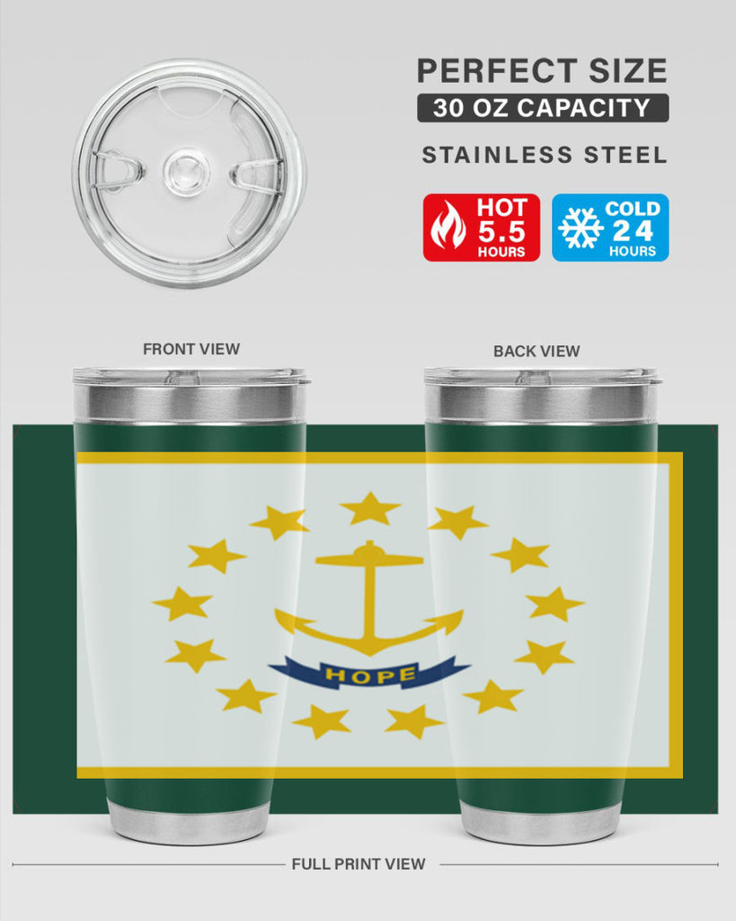 Rhode Island 13#- Us Flags- Tumbler