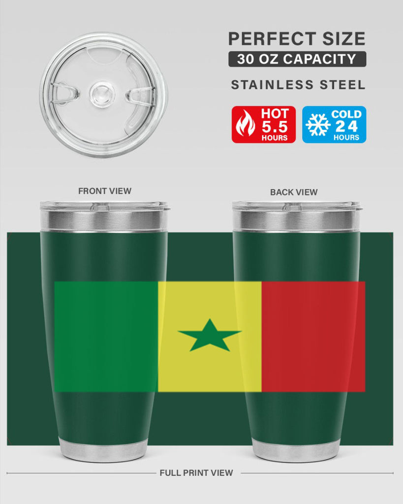 Senegal 45#- world flags- Tumbler