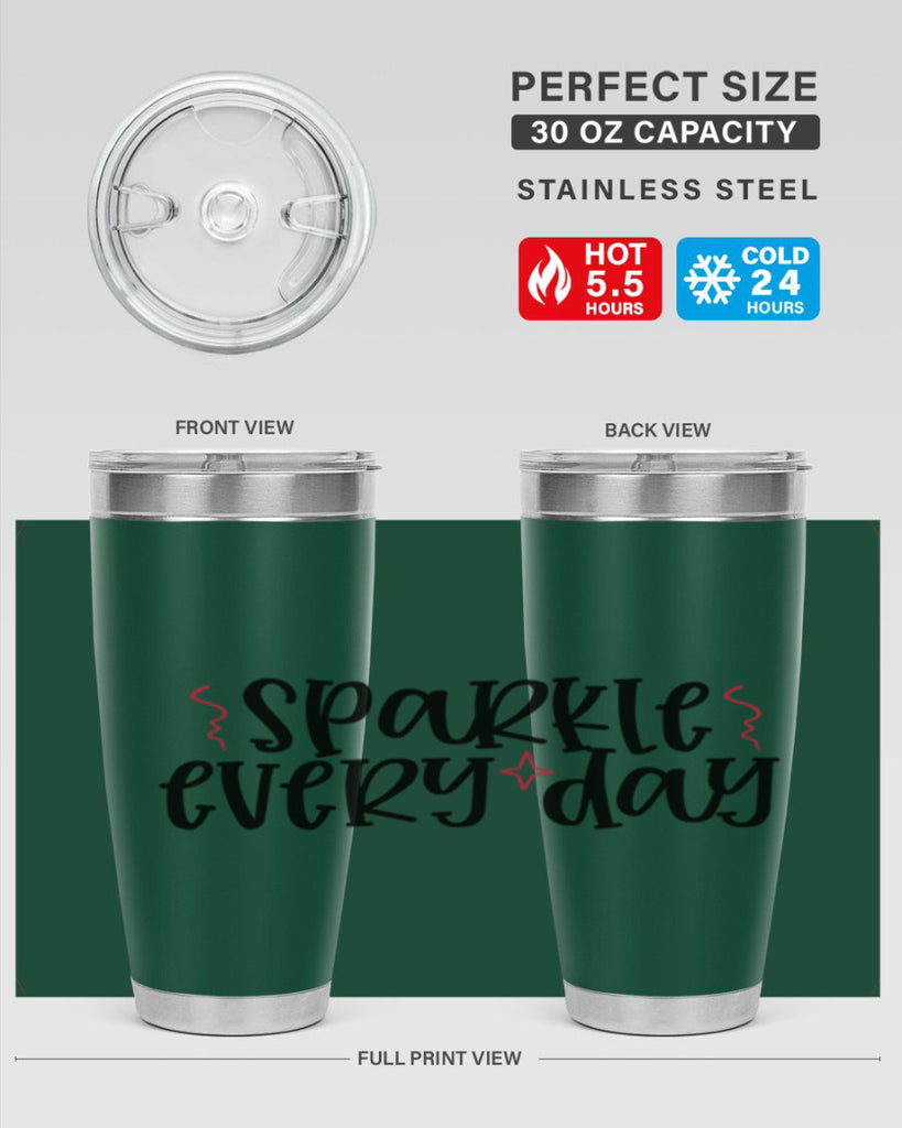 Sparkle every day design Style 220#- make up- Tumbler
