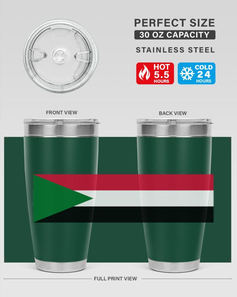 Sudan 31#- world flags- Tumbler
