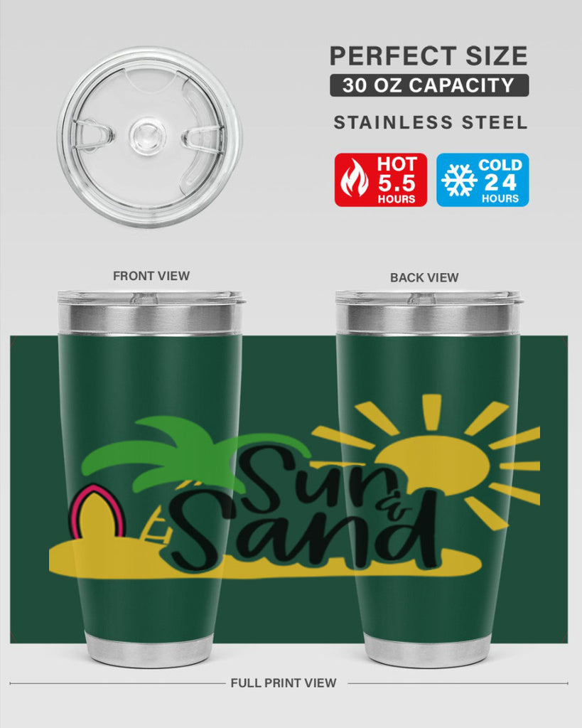 Sun Sand Style 17#- summer- Tumbler