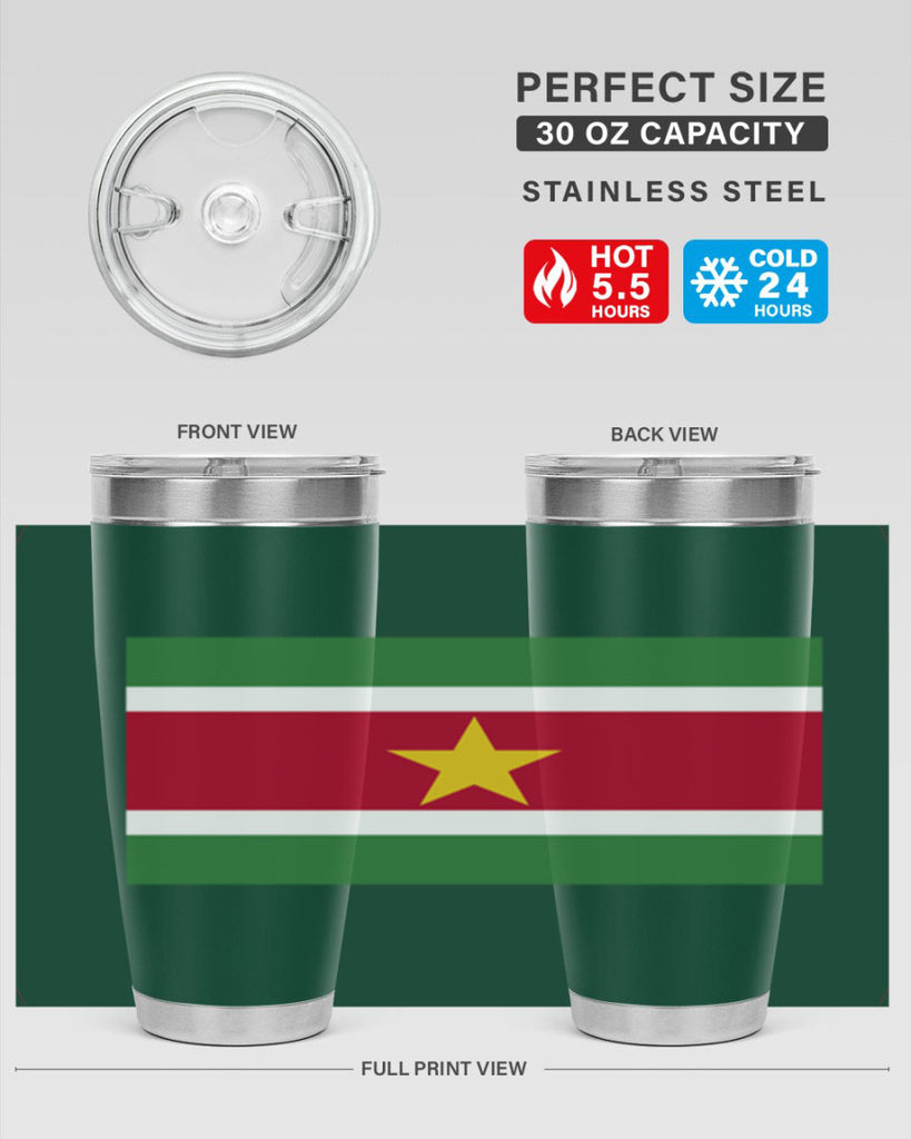 Suriname 30#- world flags- Tumbler