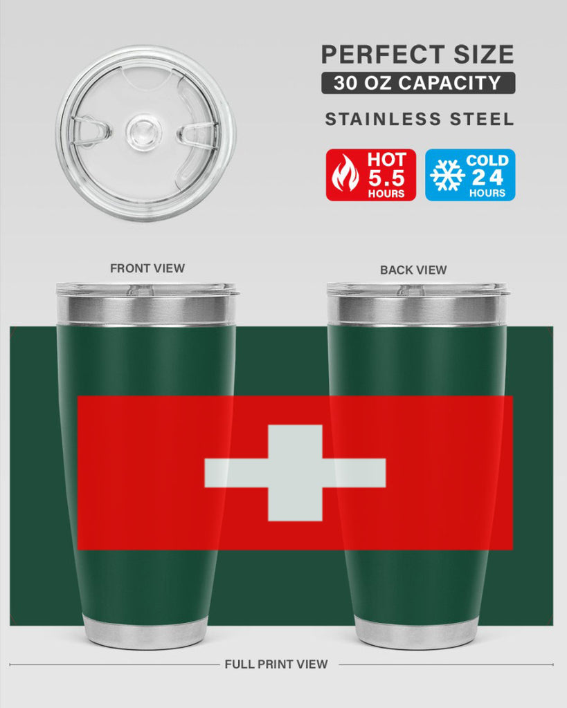 Switzerland 28#- world flags- Tumbler