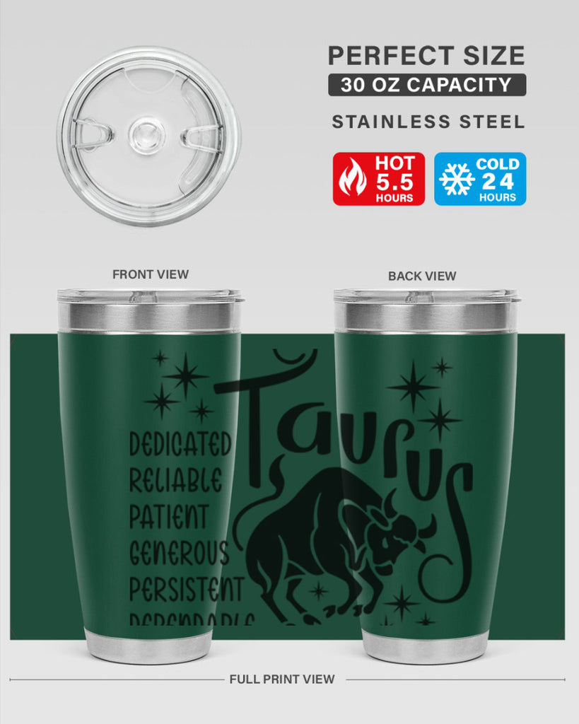 Taurus 486#- zodiac- Tumbler