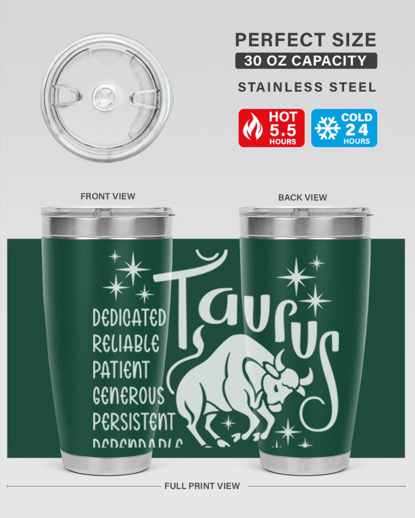 Taurus 491#- zodiac- Tumbler