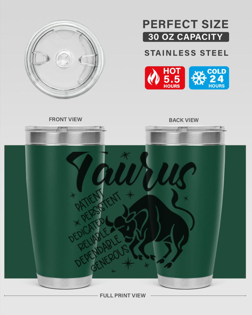 Taurus 492#- zodiac- Tumbler