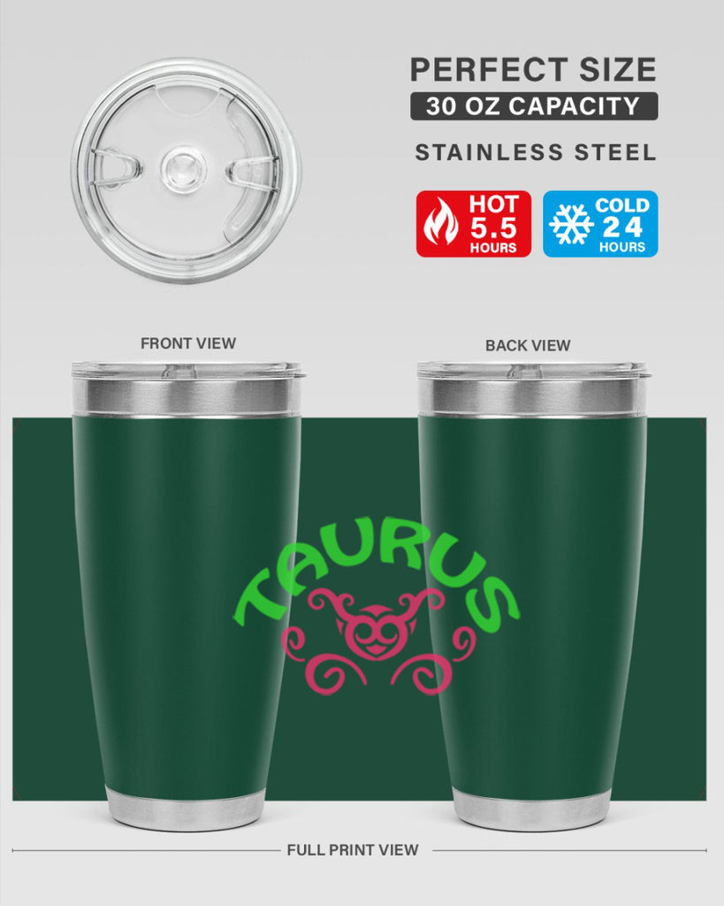 Taurus 493#- zodiac- Tumbler