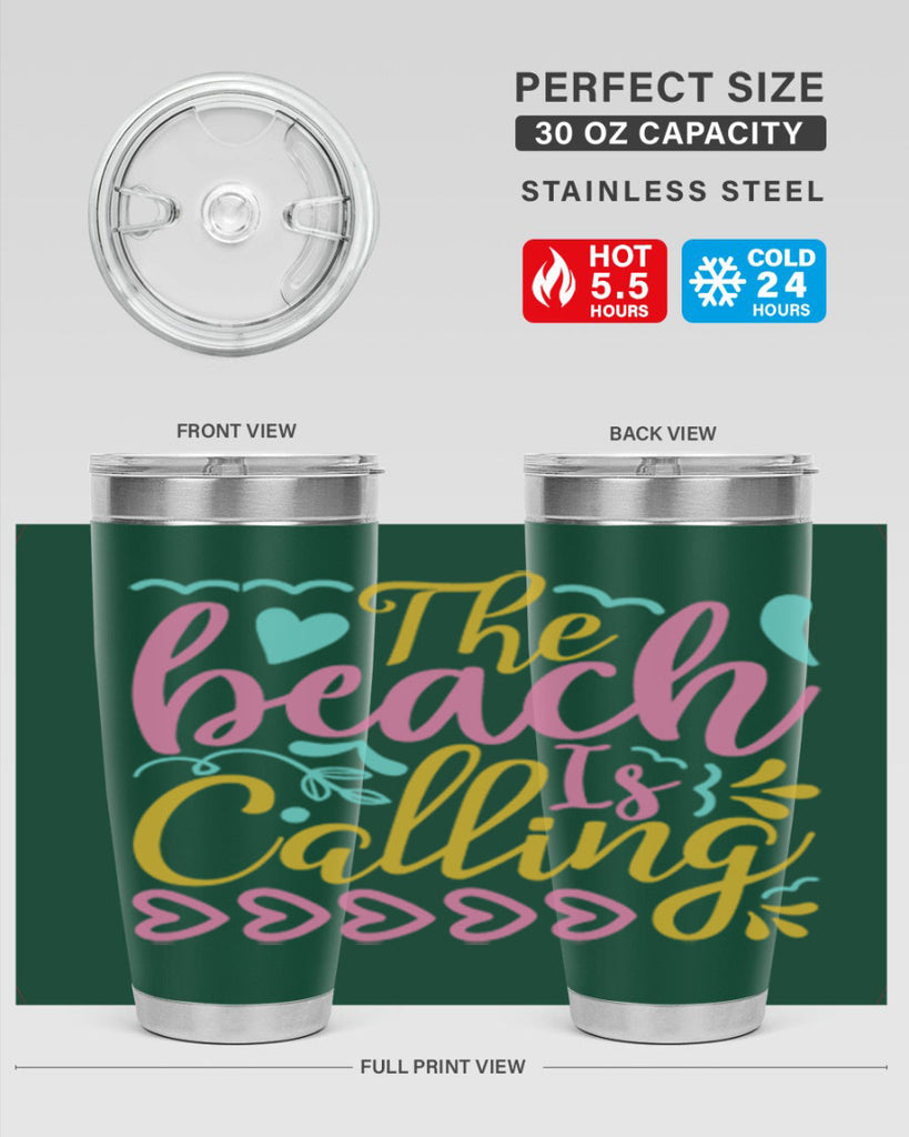 The beach is calling Style 1#- summer- Tumbler