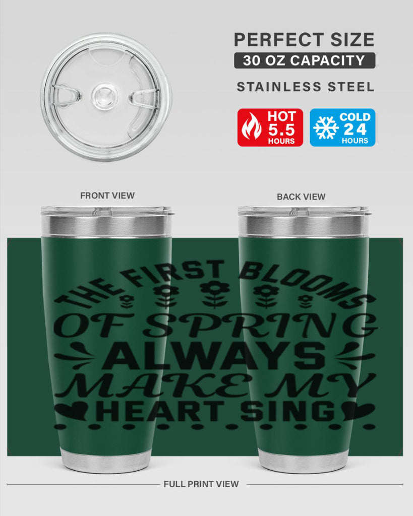 The first blooms of spring 549#- spring- Tumbler