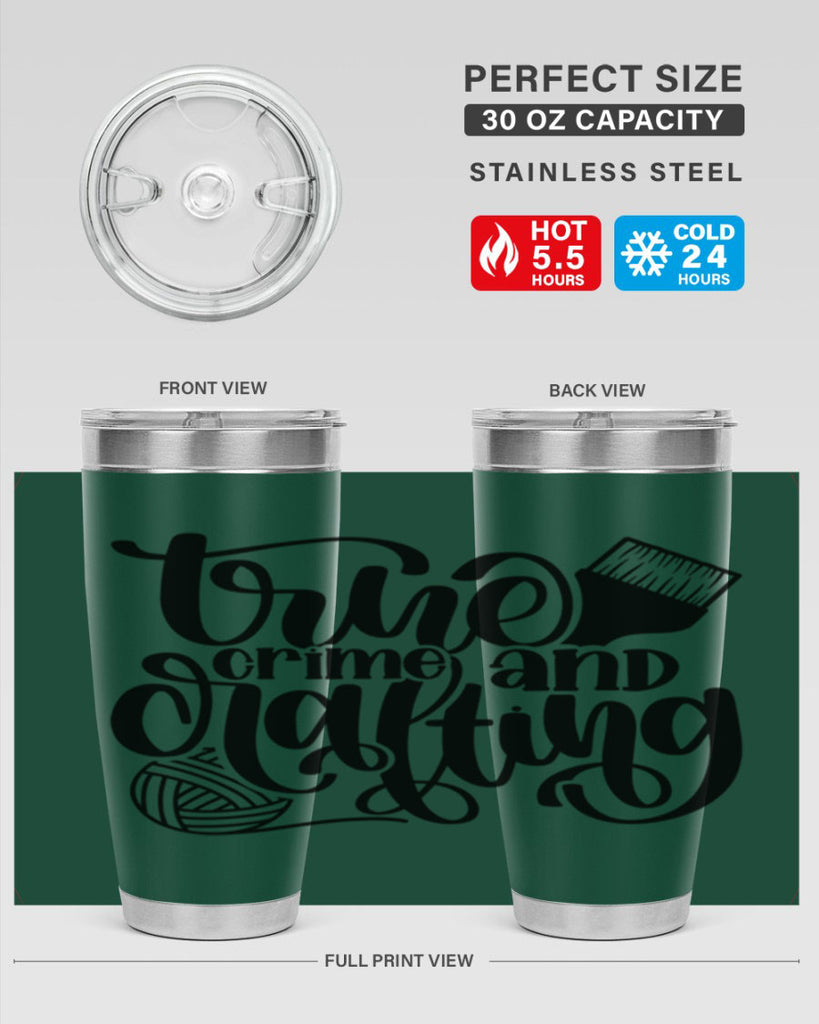 True Crime And Crafting 3#- crafting- Tumbler