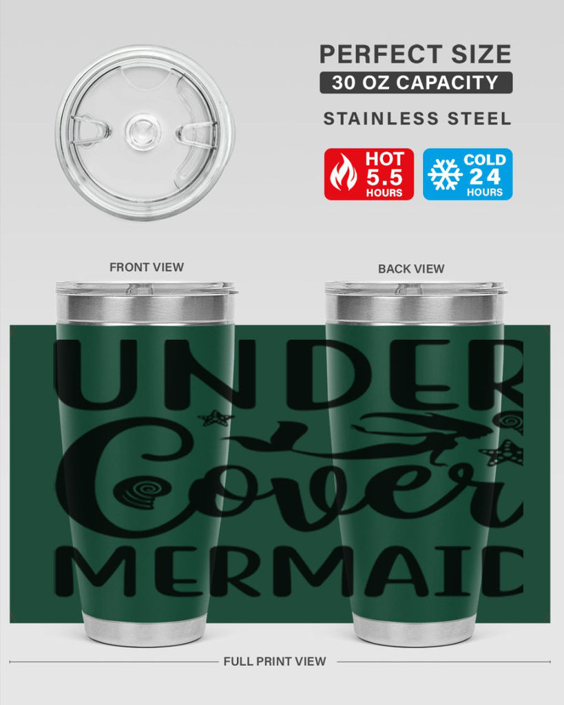 Under cover mermaid design 655#- mermaid- Tumbler