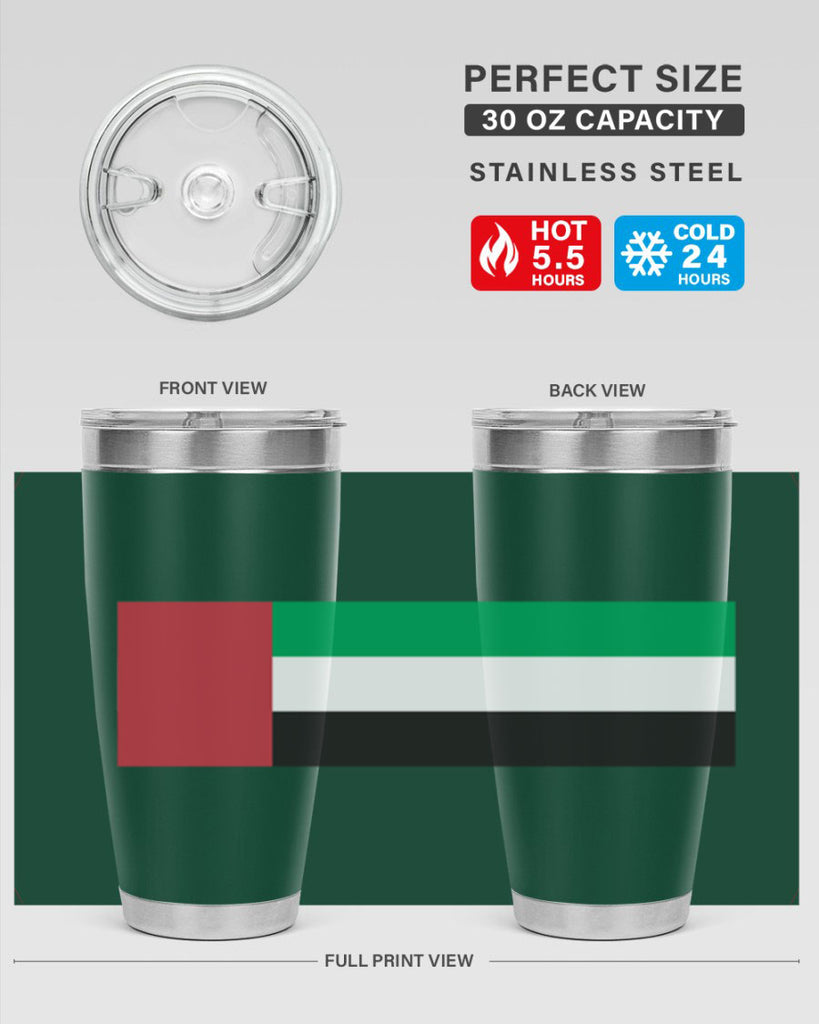 United Arab Emirates 12#- world flags- Tumbler