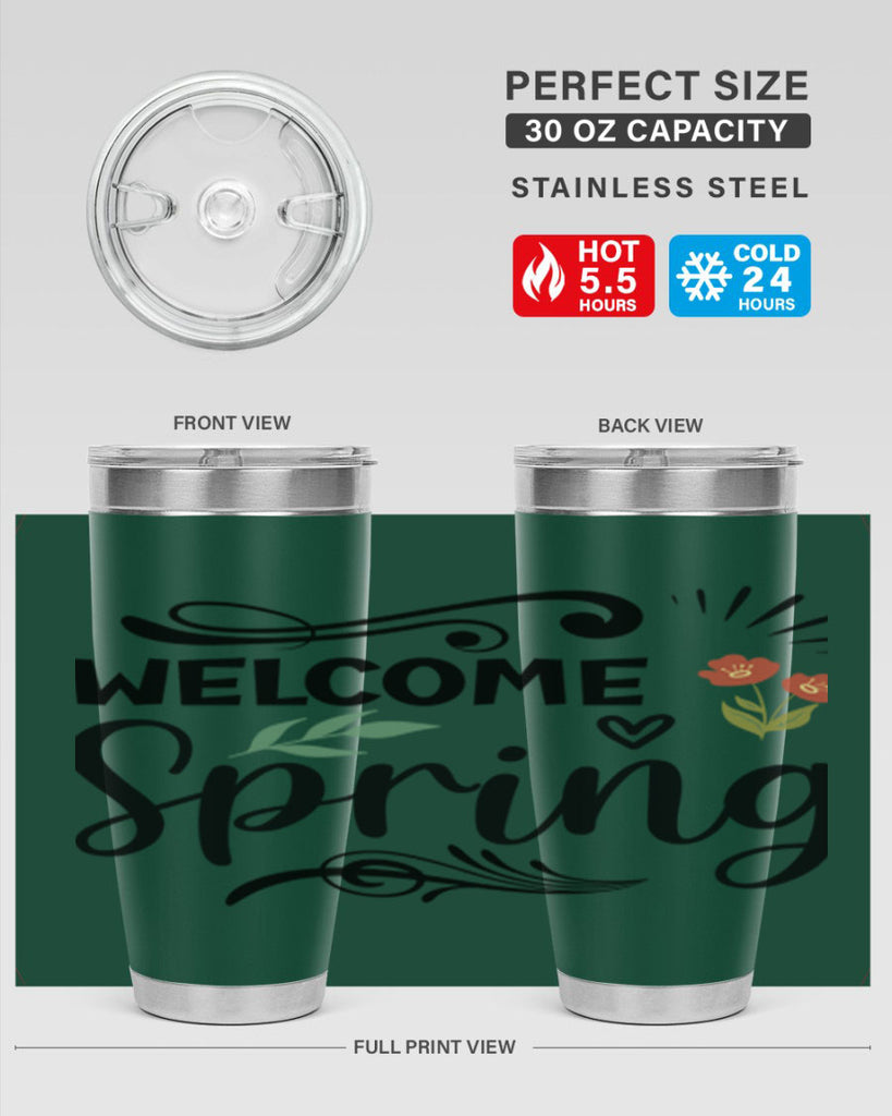 Welcome Spring  598#- spring- Tumbler