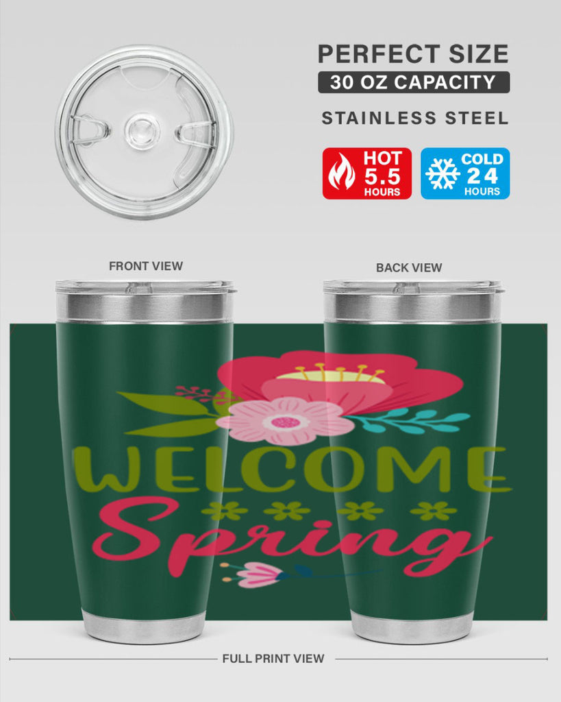 Welcome Spring 582#- spring- Tumbler