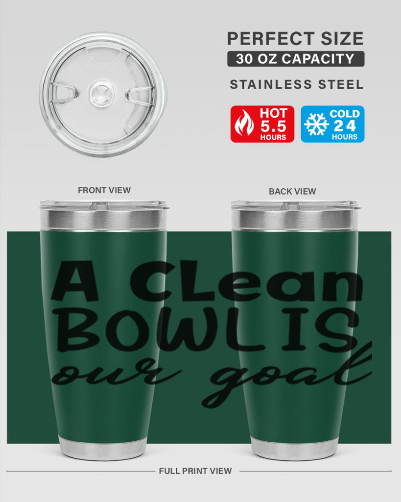a clean bowl is our goal 93#- bathroom- Tumbler