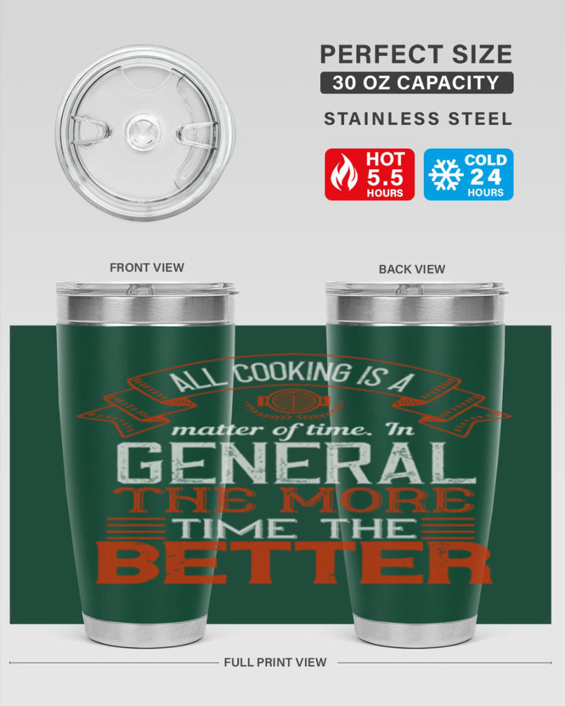 all cooking is a matter of time in general the more time the better 39#- cooking- Tumbler