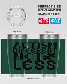 autism different not less Style 6#- autism- Tumbler