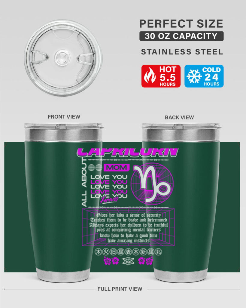capricorn 208#- zodiac- Tumbler