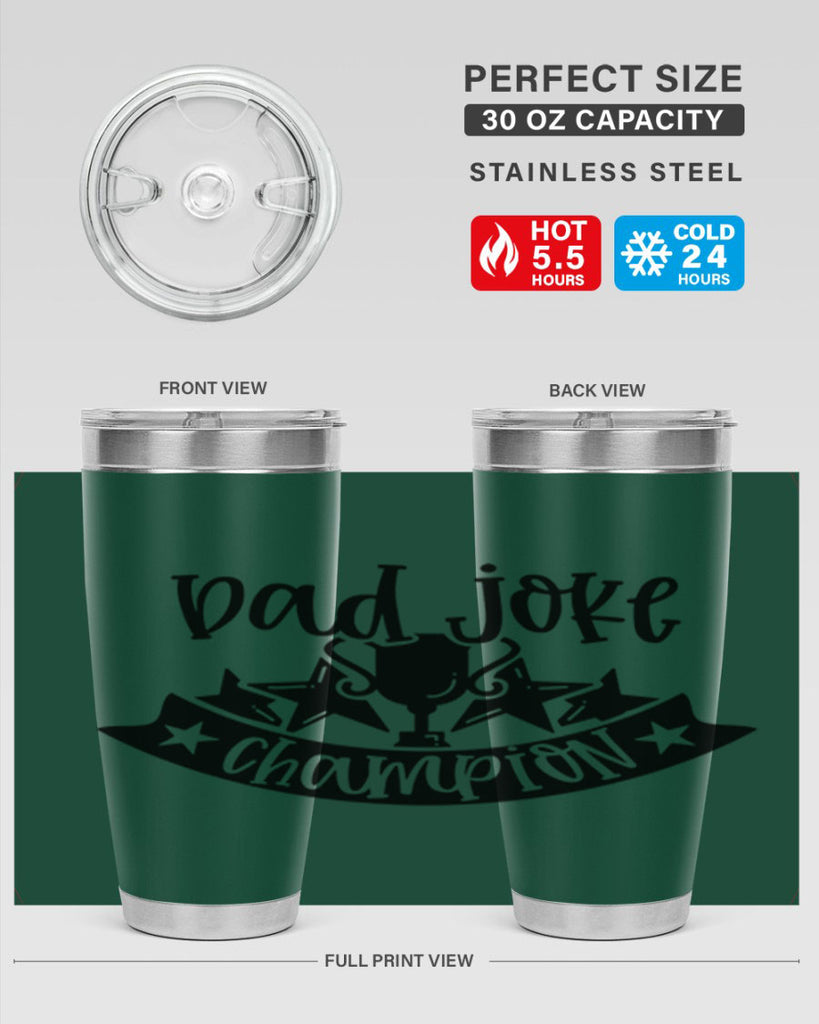 dad joke champion 66#- fathers day- Tumbler