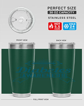 diabetes awareness Style 3#- diabetes- Tumbler