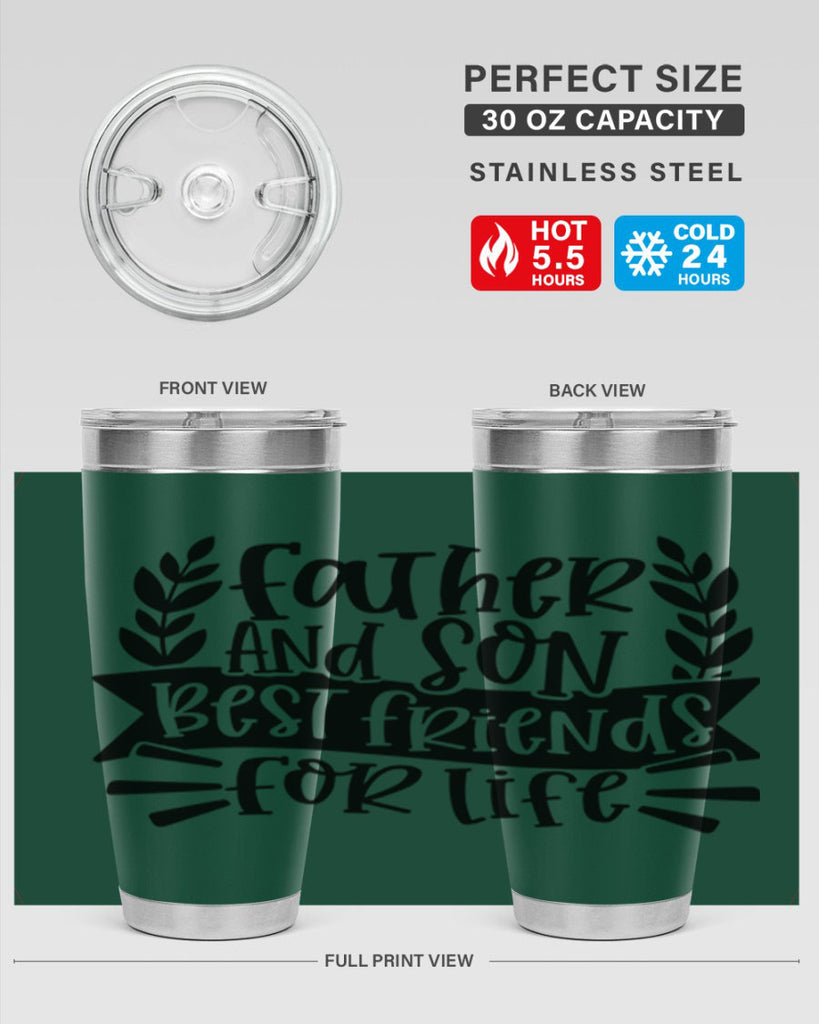father and son best friends for life 52#- fathers day- Tumbler