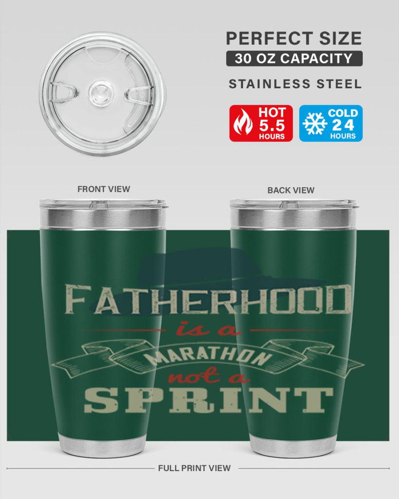 fatherhood is a marathon 227#- fathers day- Tumbler