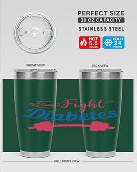 fight diabetes Style 38#- diabetes- Tumbler