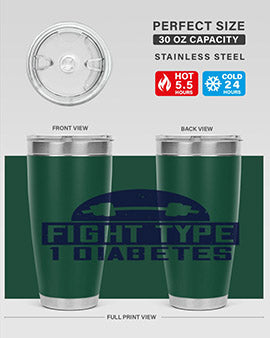 fight type diabetes Style 37#- diabetes- Tumbler