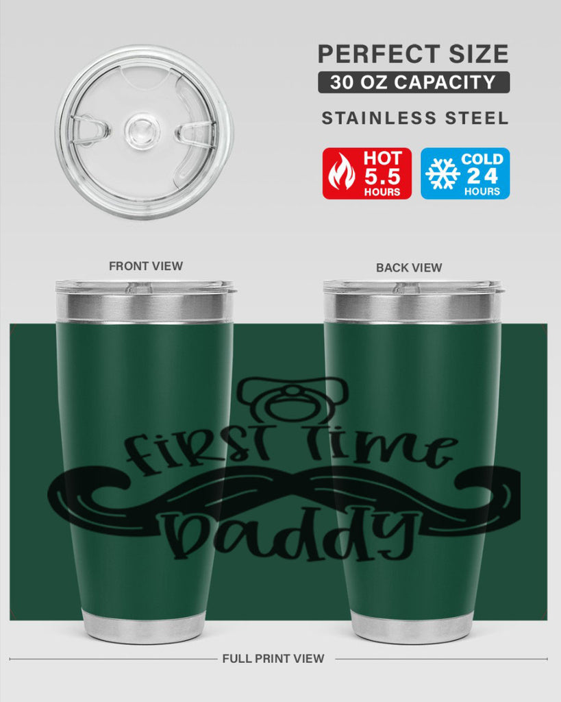 first time daddy 51#- fathers day- Tumbler