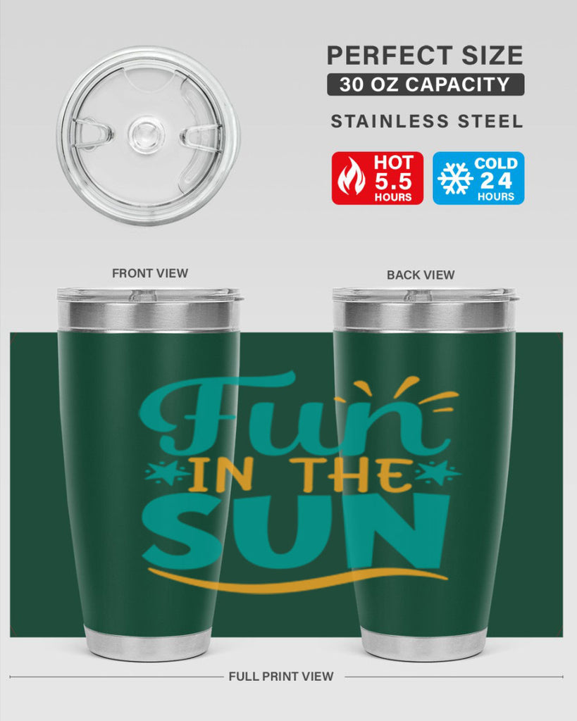 fun in the sun Style 103#- summer- Tumbler