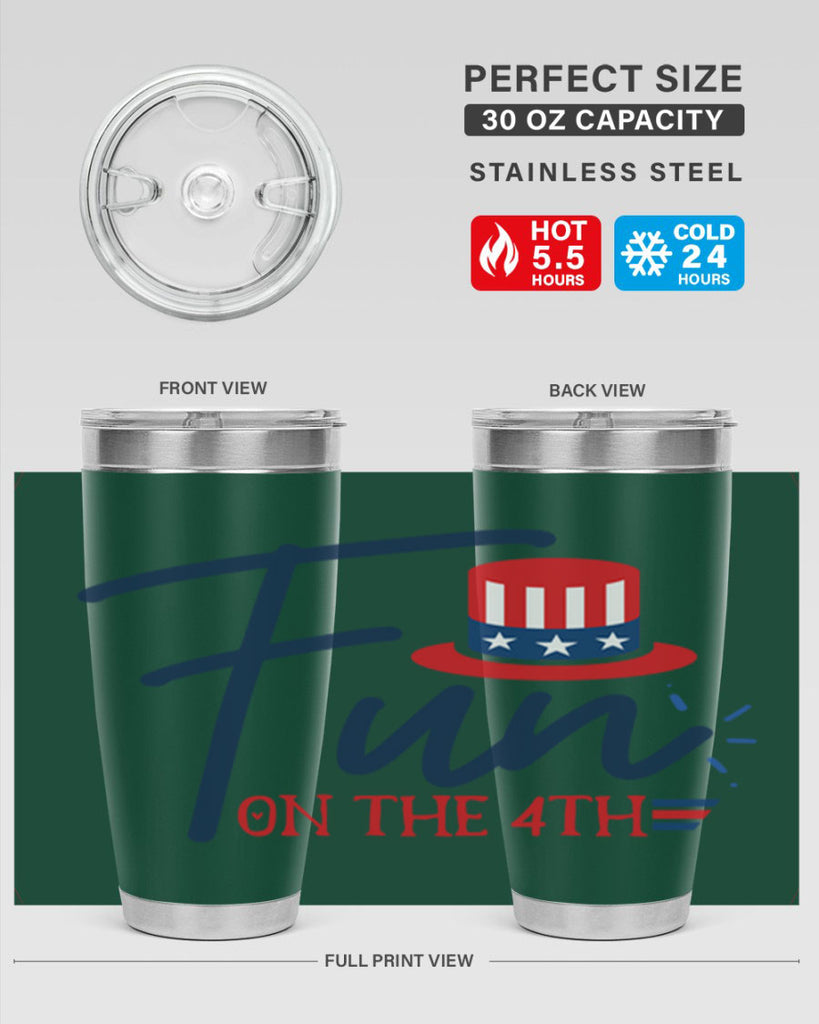 fun on the th Style 18#- Fourt Of July- Tumbler