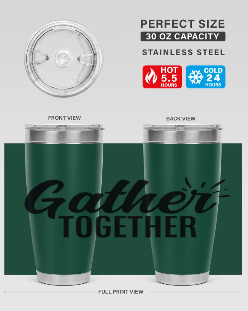 gather together 60#- thanksgiving- Tumbler