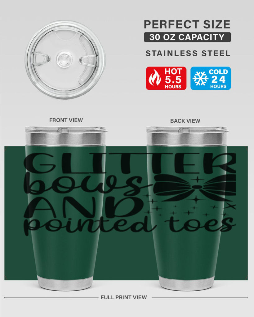 glitter bows and pointed toes44#- ballet- Tumbler
