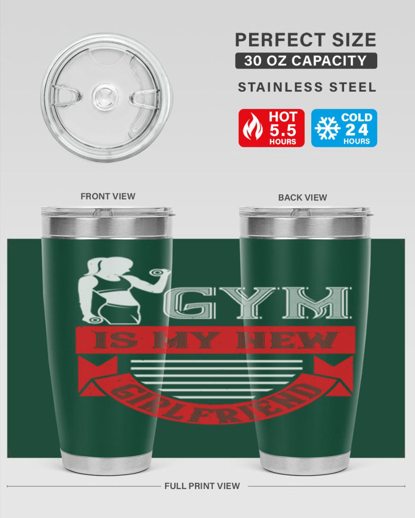 gym is my new girlfriend 97#- gym- Tumbler
