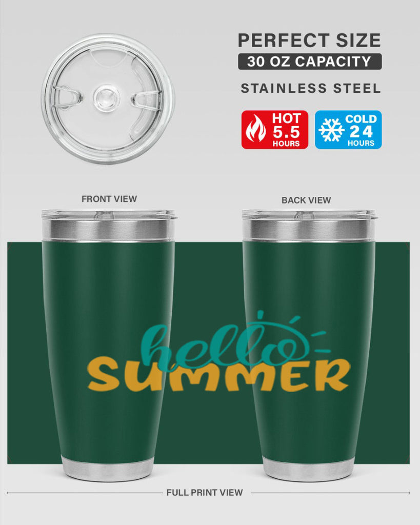 hello summer Style 97#- summer- Tumbler