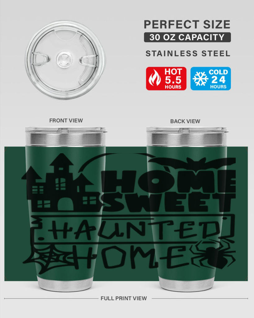 home sweet haunted home 57#- halloween- Tumbler