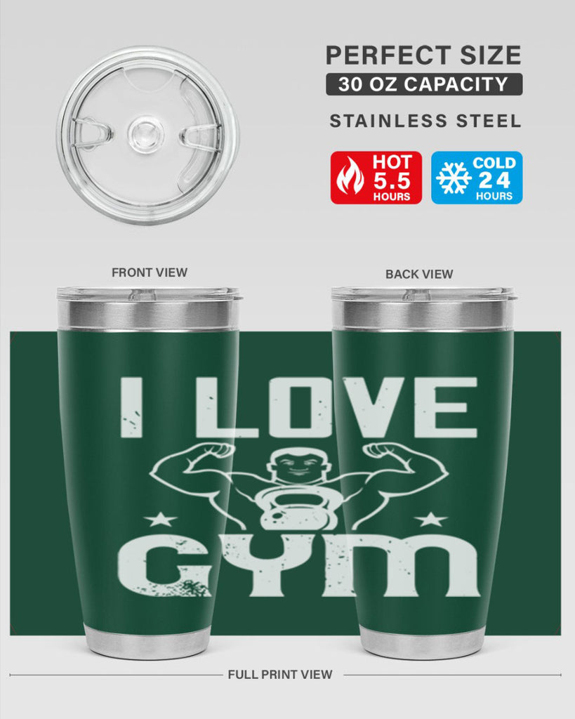 i love gym 88#- gym- Tumbler