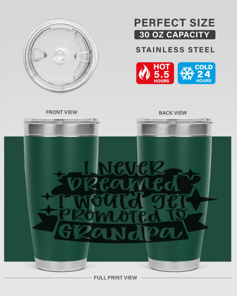 i never dreamed i would get promoted 37#- fathers day- Tumbler